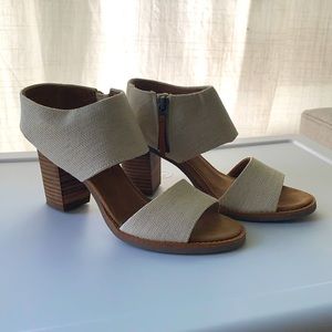 Toms Majorca Cutout Sandal Heels